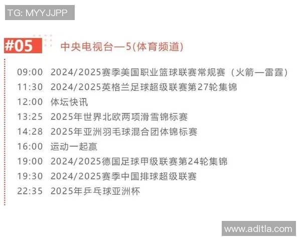 CCTV5高清直播：全方位体育赛事观看体验解析